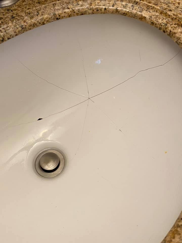 How To Repair A Cracked Bathroom Sink
