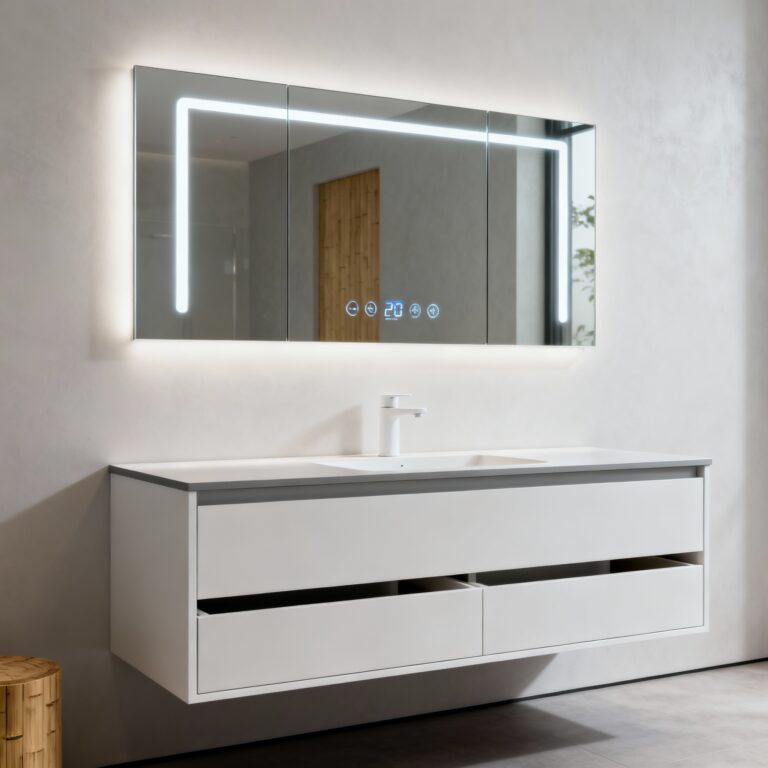 Smart Vanity Innovations – Sustainable Materials and Minimalist Storage Ideas for Contemporary Bathrooms